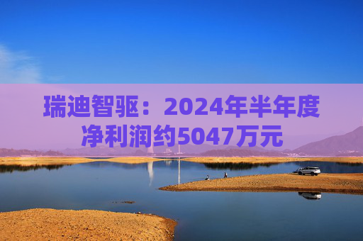 瑞迪智驱：2024年半年度净利润约5047万元