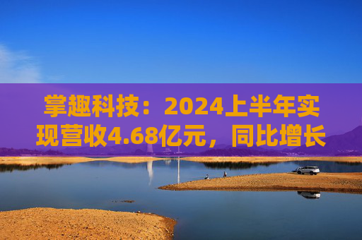 掌趣科技：2024上半年实现营收4.68亿元，同比增长2.02%