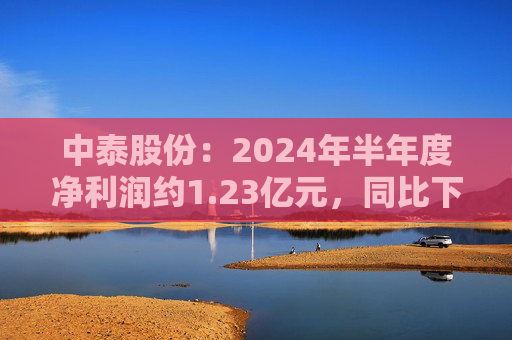 中泰股份：2024年半年度净利润约1.23亿元，同比下降33%