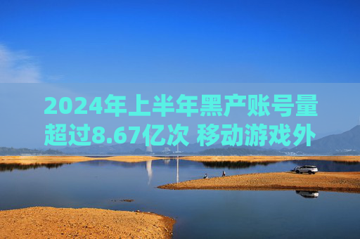 2024年上半年黑产账号量超过8.67亿次 移动游戏外挂同比增长14%