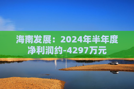 海南发展：2024年半年度净利润约-4297万元