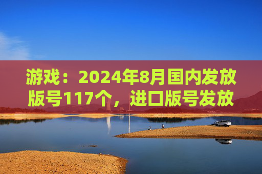 游戏：2024年8月国内发放版号117个，进口版号发放75个