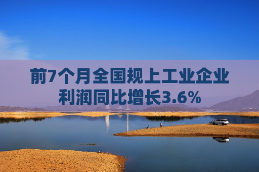 前7个月全国规上工业企业利润同比增长3.6%