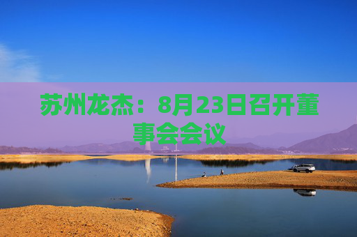 苏州龙杰：8月23日召开董事会会议