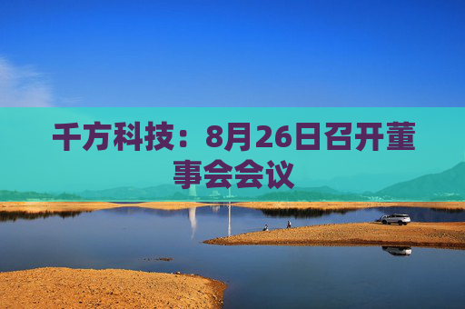 千方科技：8月26日召开董事会会议