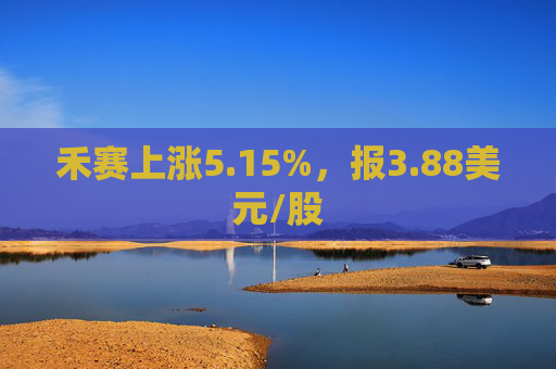 禾赛上涨5.15%，报3.88美元/股