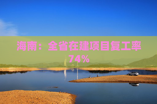 海南：全省在建项目复工率74%