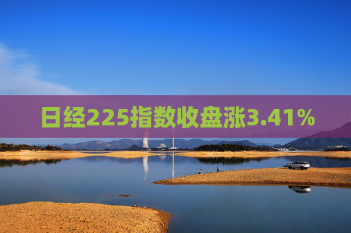 日经225指数收盘涨3.41%