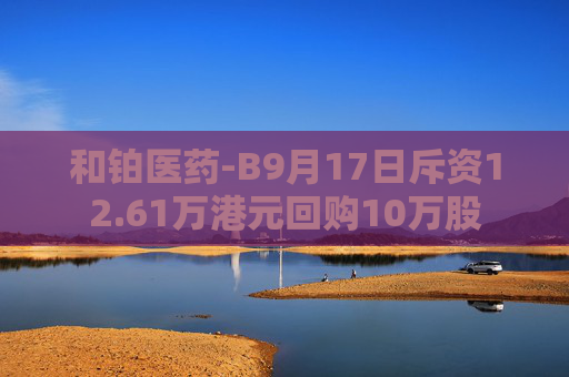 和铂医药-B9月17日斥资12.61万港元回购10万股