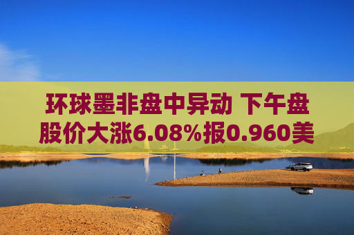 环球墨非盘中异动 下午盘股价大涨6.08%报0.960美元