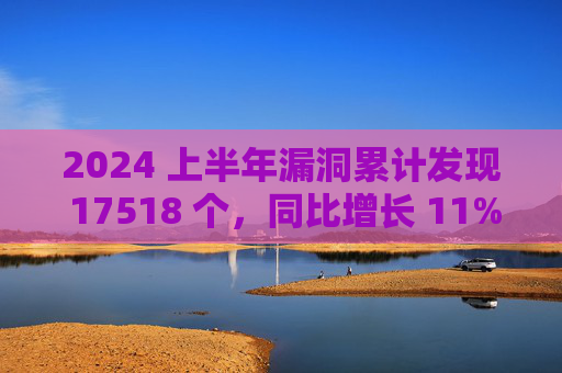 2024 上半年漏洞累计发现 17518 个，同比增长 11%