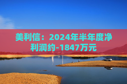 美利信：2024年半年度净利润约-1847万元