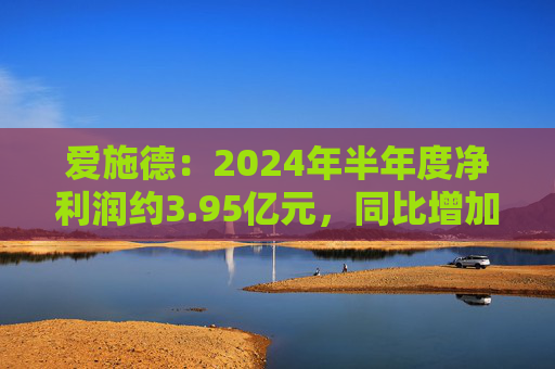 爱施德：2024年半年度净利润约3.95亿元，同比增加23.92%