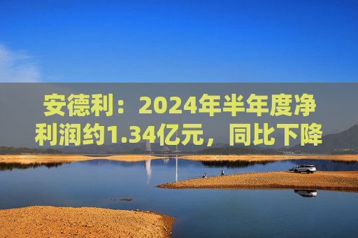 安德利：2024年半年度净利润约1.34亿元，同比下降18.18%