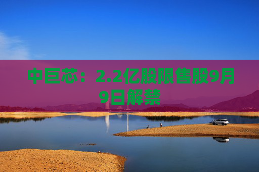 中巨芯：2.2亿股限售股9月9日解禁