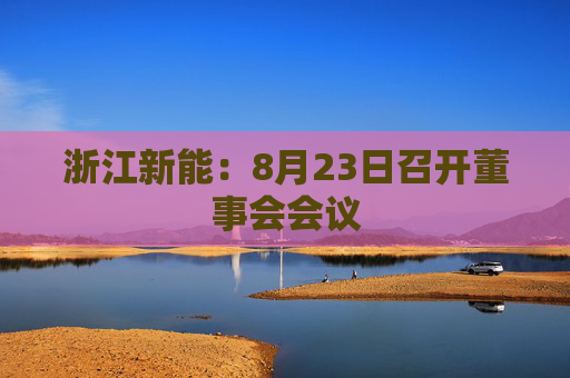 浙江新能：8月23日召开董事会会议