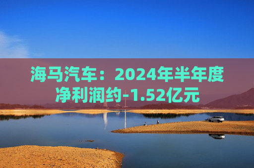 海马汽车：2024年半年度净利润约-1.52亿元