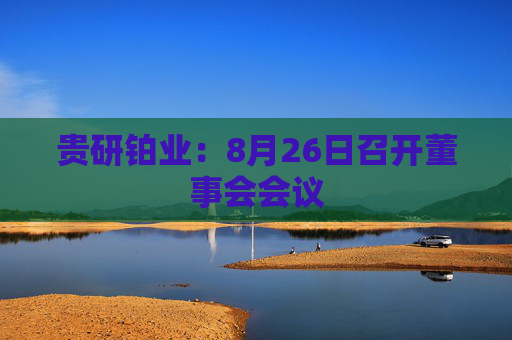 贵研铂业：8月26日召开董事会会议