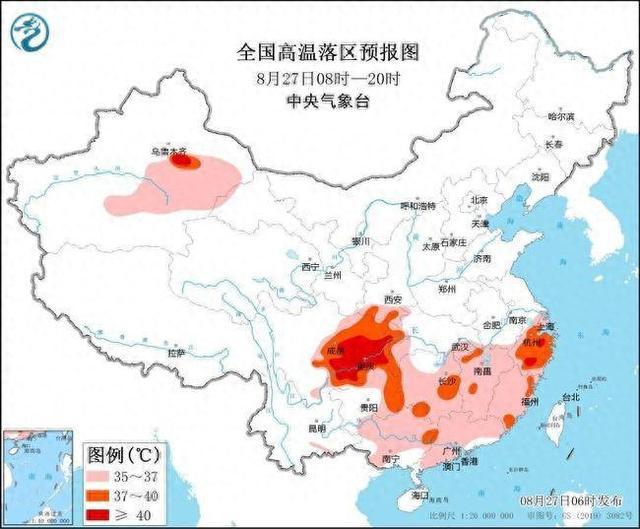 重庆四川等地局地最高气温可达40℃以上